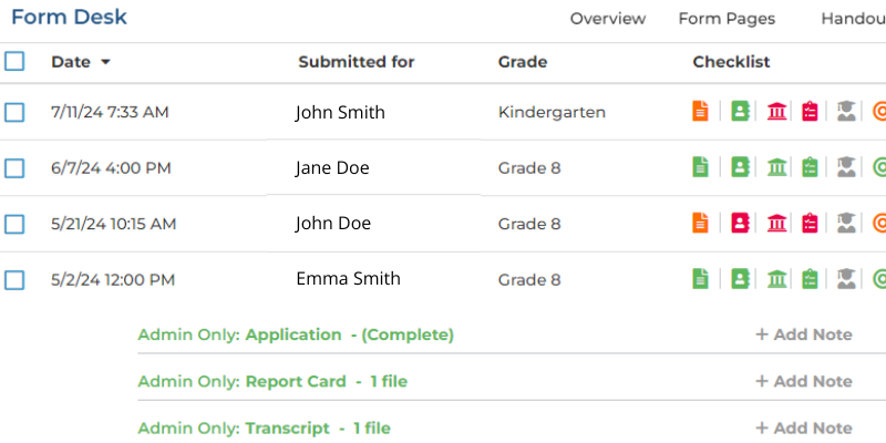 Digital Academy Document & Checklists